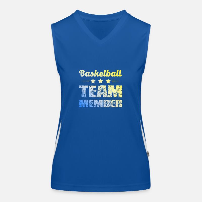 Équipe de basket-ball Débardeur respirant contrasté Femme