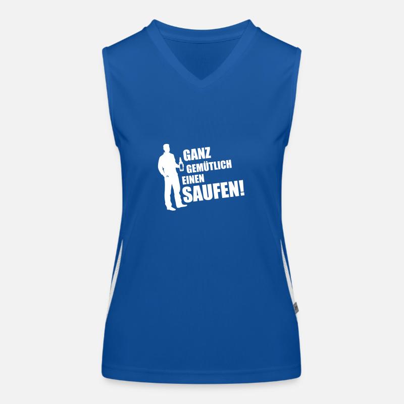 Cozy drinking after work Women's Functional Contrast Tank Top