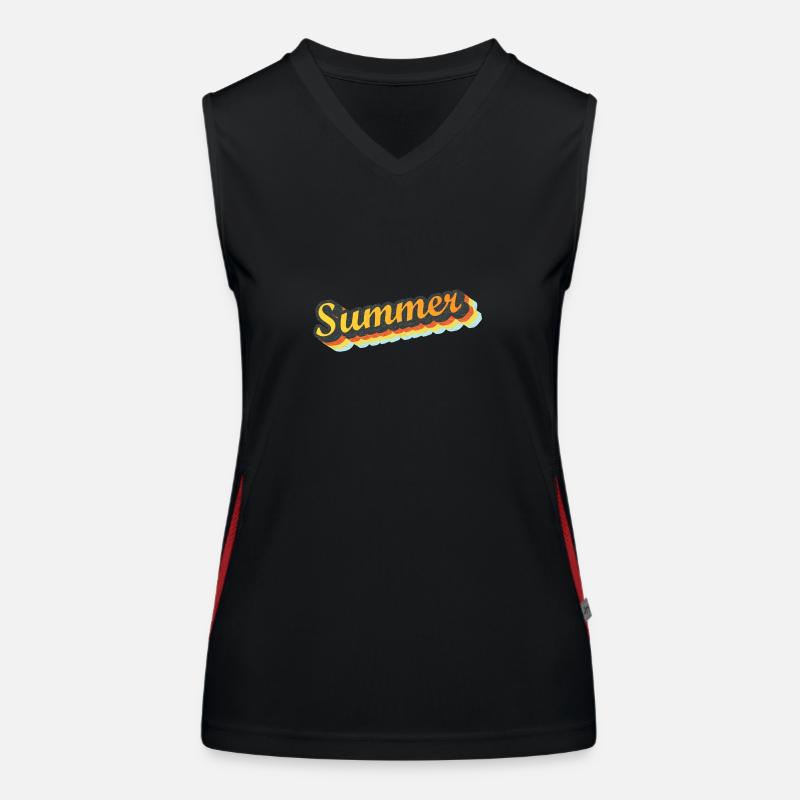 Buzzer Women's Functional Contrast Tank Top