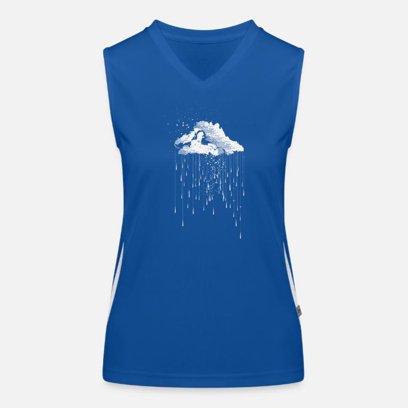 Rain clouds Women's Functional Contrast Tank Top