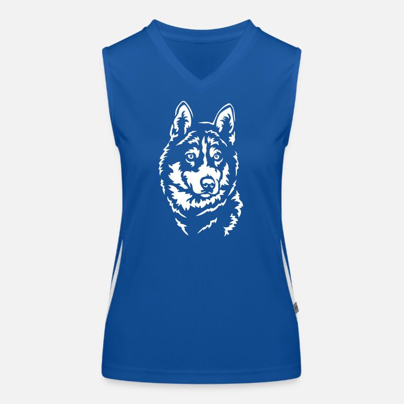 Husky Head "Black Edition" Women's Functional Contrast Tank Top