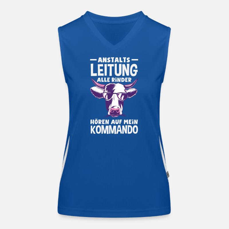 Anstaltsleitung Chef Leitung Funktionelles Kontrast-Tank Top für Frauen