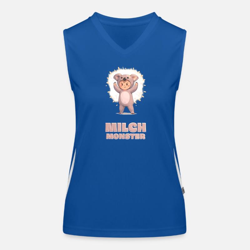  Koala Kostüm Funktionelles Kontrast-Tank Top für Frauen