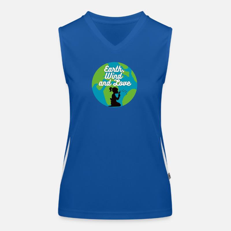Earth, Wind & Love Women's Functional Contrast Tank Top