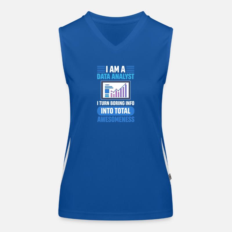 Data Engineer Data Processing Data Science Women's Functional Contrast Tank Top