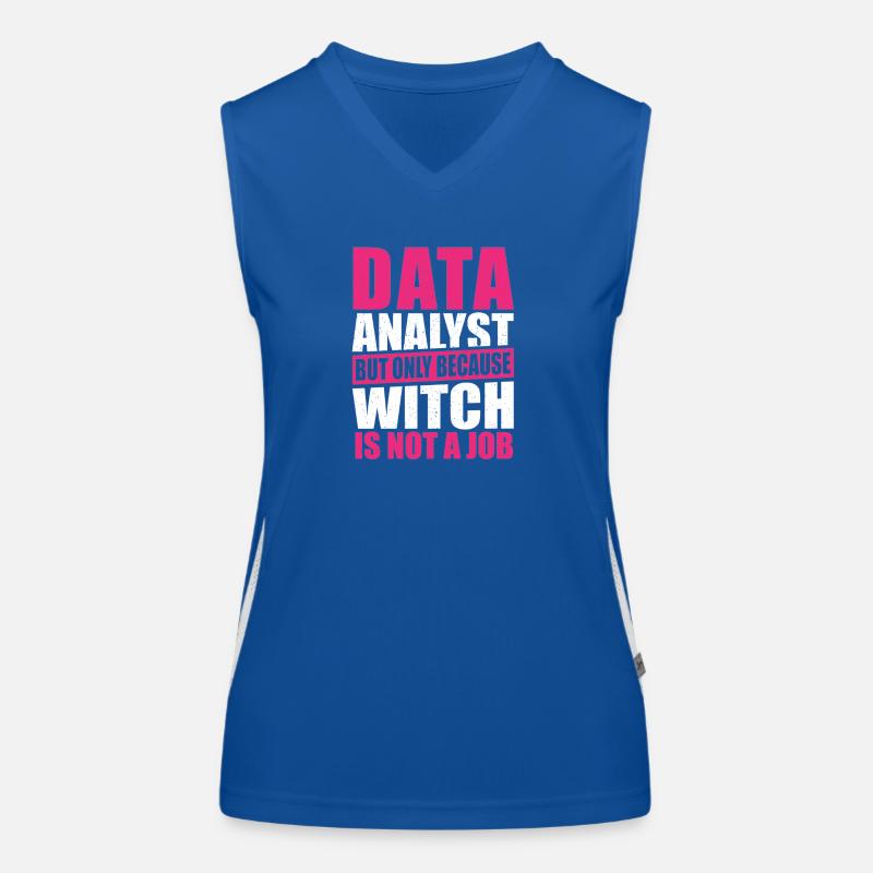 Geek Data Collector Data Analysis Data Science Women's Functional Contrast Tank Top