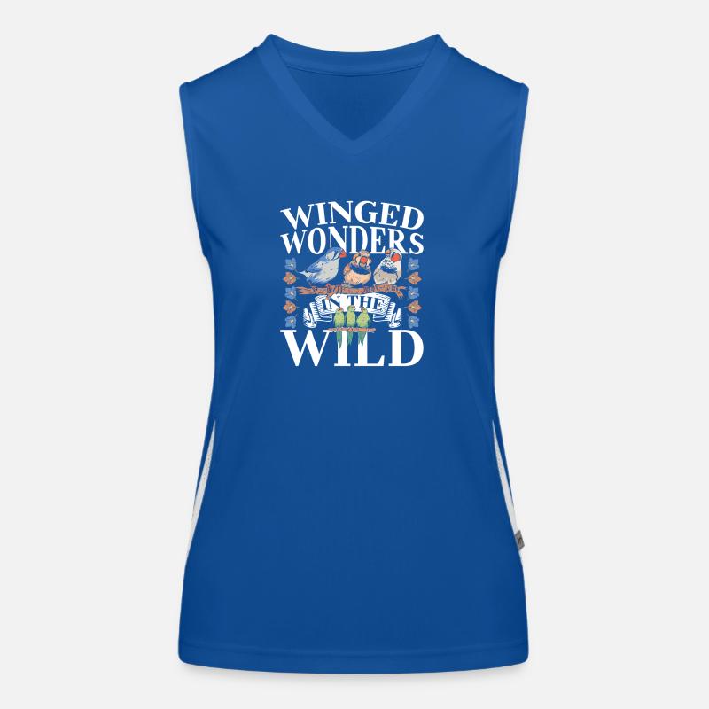 Birds Bird Watching Bird Watchers Women's Functional Contrast Tank Top