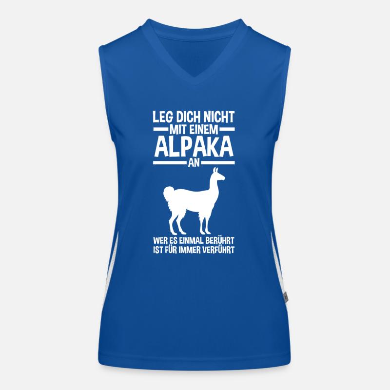 Alpaka Funktionelles Kontrast-Tank Top für Frauen