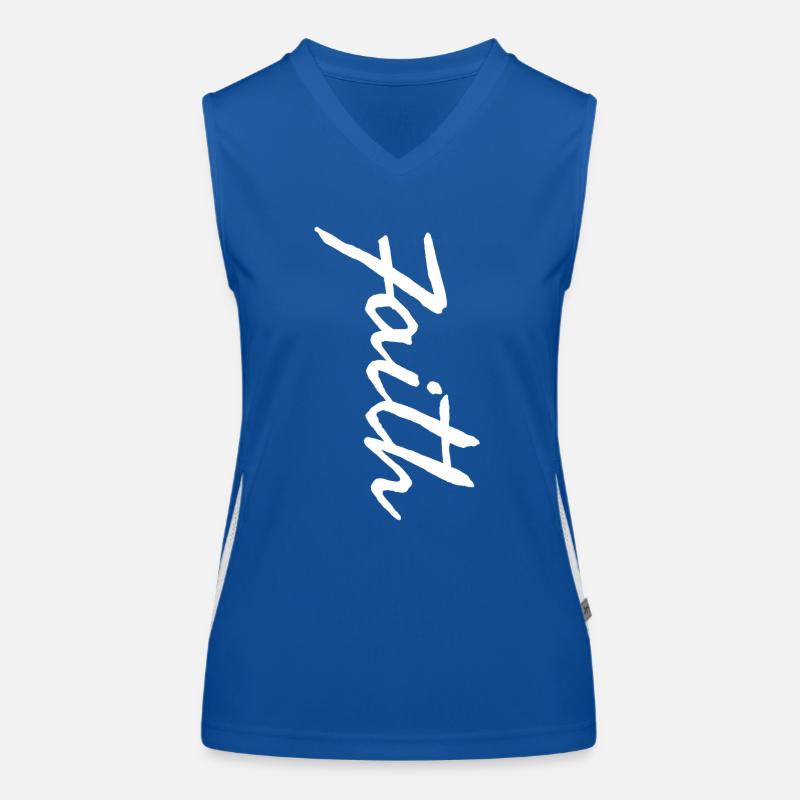 Glaube Funktionelles Kontrast-Tank Top für Frauen