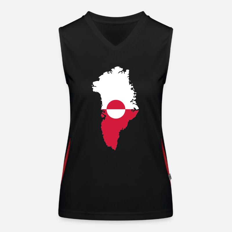 Grönland Funktionelles Kontrast-Tank Top für Frauen