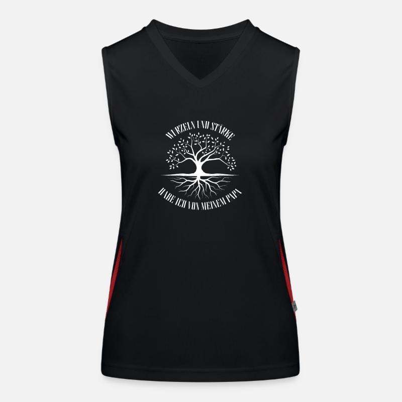 Roots and Strength Women's Functional Contrast Tank Top