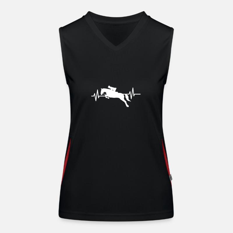 Reiten Funktionelles Kontrast-Tank Top für Frauen