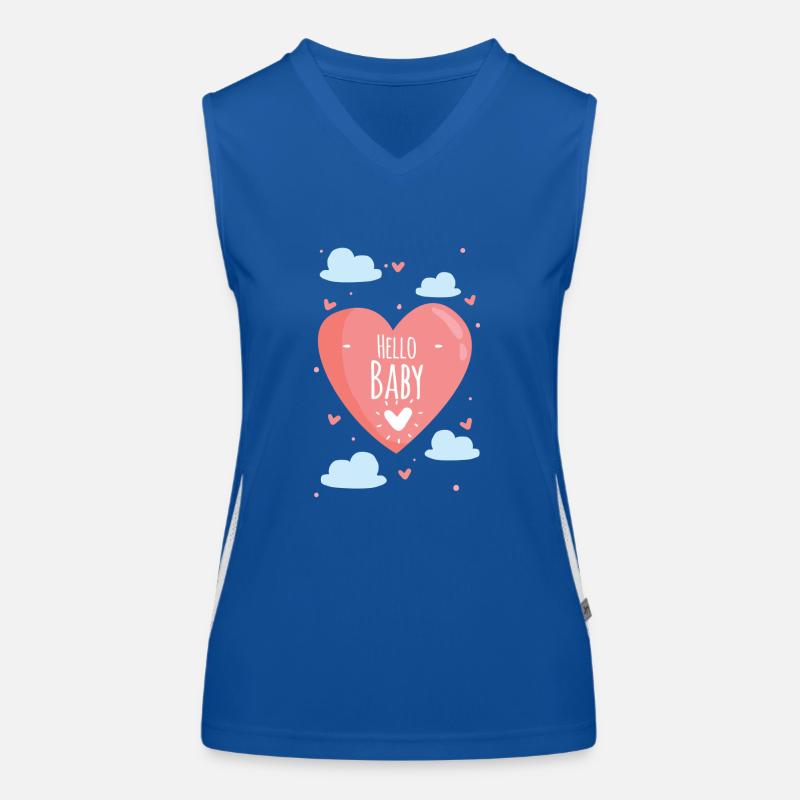 idée de cadeau naissance bébé enfant né naissance Débardeur respirant contrasté Femme