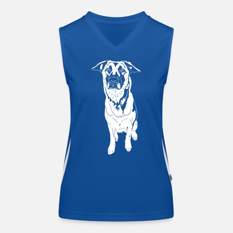 Malinois Funktionelles Kontrast-Tank Top für Frauen