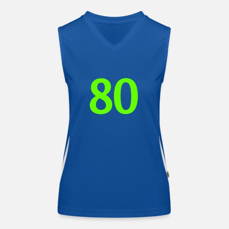 Numéro 80 Débardeur respirant contrasté Femme