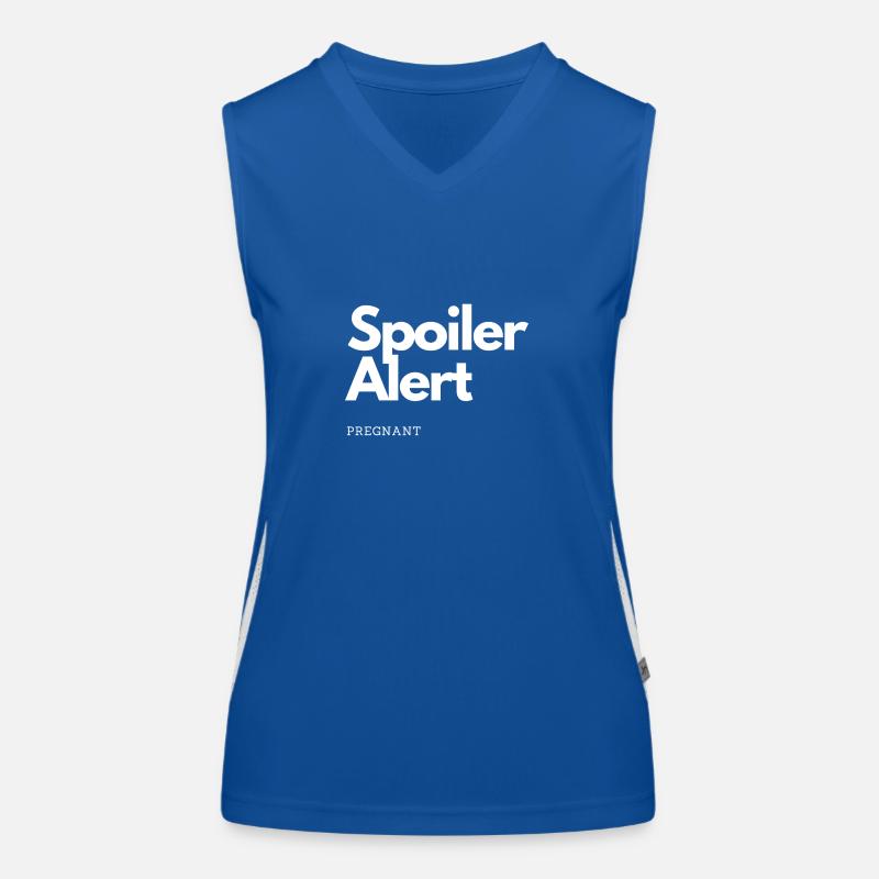 Spoiler Alert Conception enceinte Débardeur respirant contrasté Femme