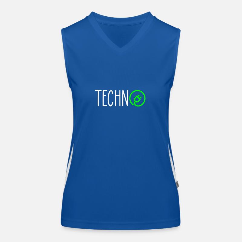 techno charge Women's Functional Contrast Tank Top
