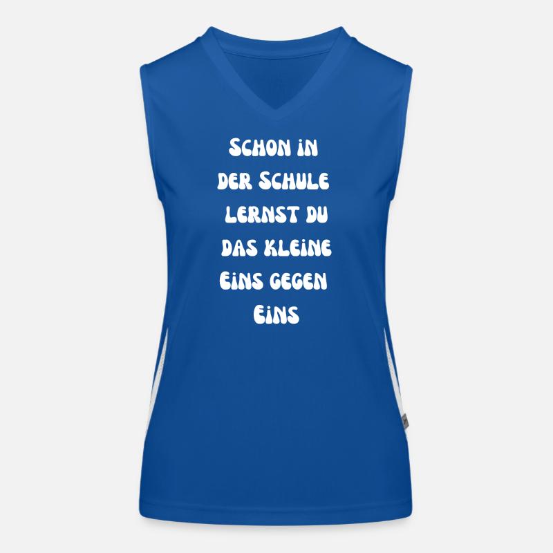 Das kleine Eins gegen Eins Funktionelles Kontrast-Tank Top für Frauen