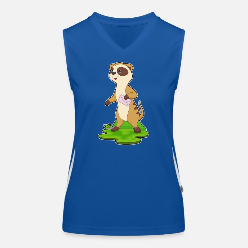 Erdmännchen Brief Funktionelles Kontrast-Tank Top für Frauen