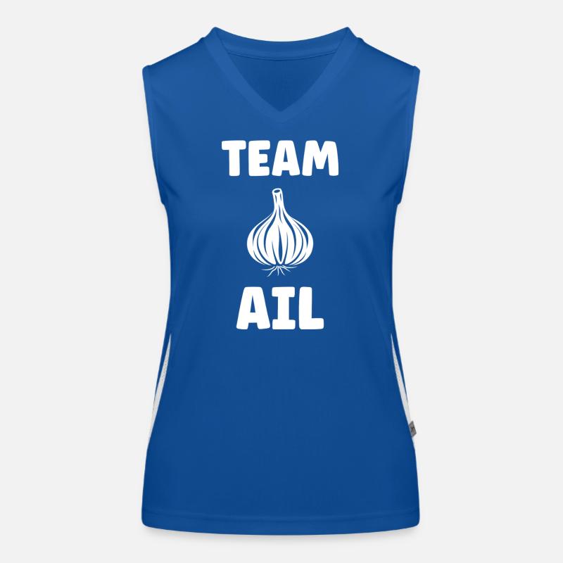 Team Knoblauch Funktionelles Kontrast-Tank Top für Frauen