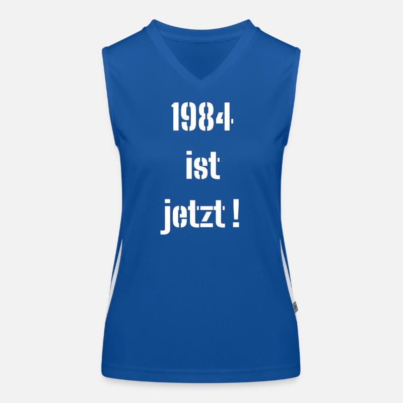 1984, C’EST MAINTENANT ! Débardeur respirant contrasté Femme