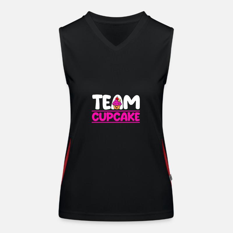 Baking Cupcakes Women's Functional Contrast Tank Top