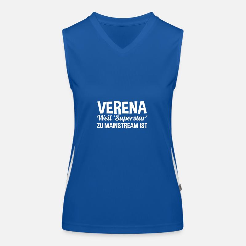 First name Verena Women's Functional Contrast Tank Top