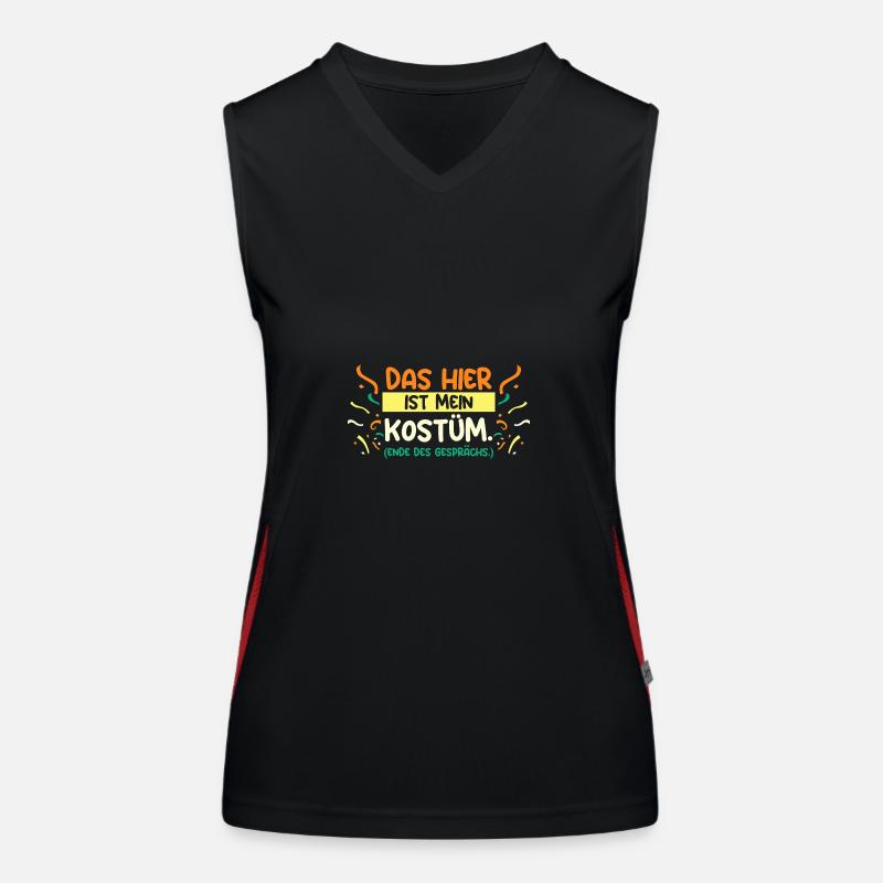Carnaval de Jecken Carnaval Débardeur respirant contrasté Femme