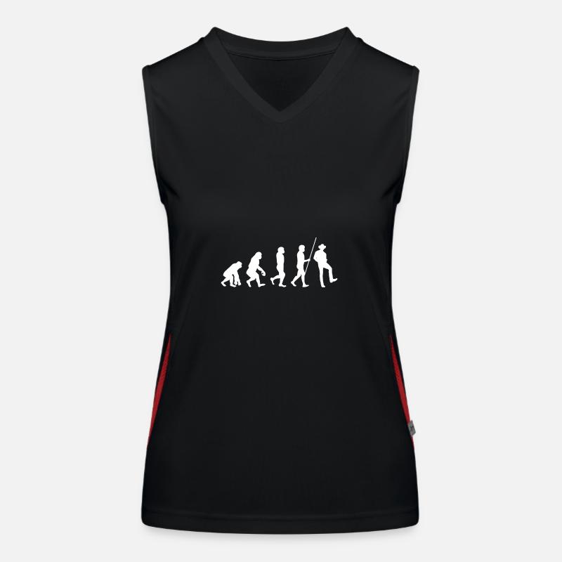 Line Dance Tänzer Funktionelles Kontrast-Tank Top für Frauen
