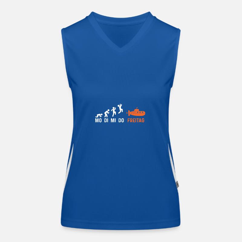 Tauchboot Unterseeboot Unterwasserboot U-Boot Funktionelles Kontrast-Tank Top für Frauen