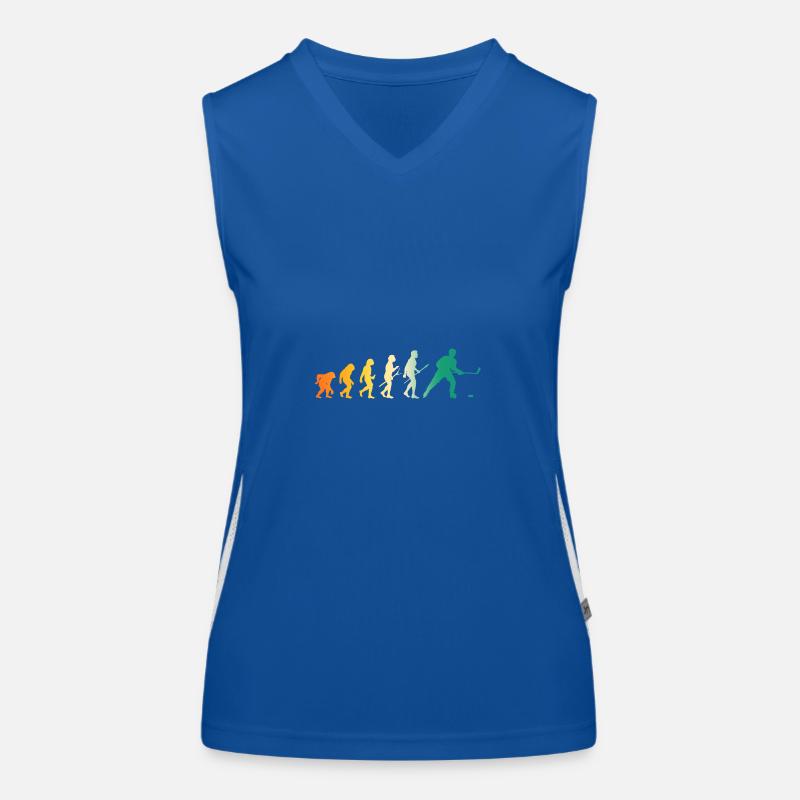 Eishockeyspieler Evolution Eishockey Funktionelles Kontrast-Tank Top für Frauen
