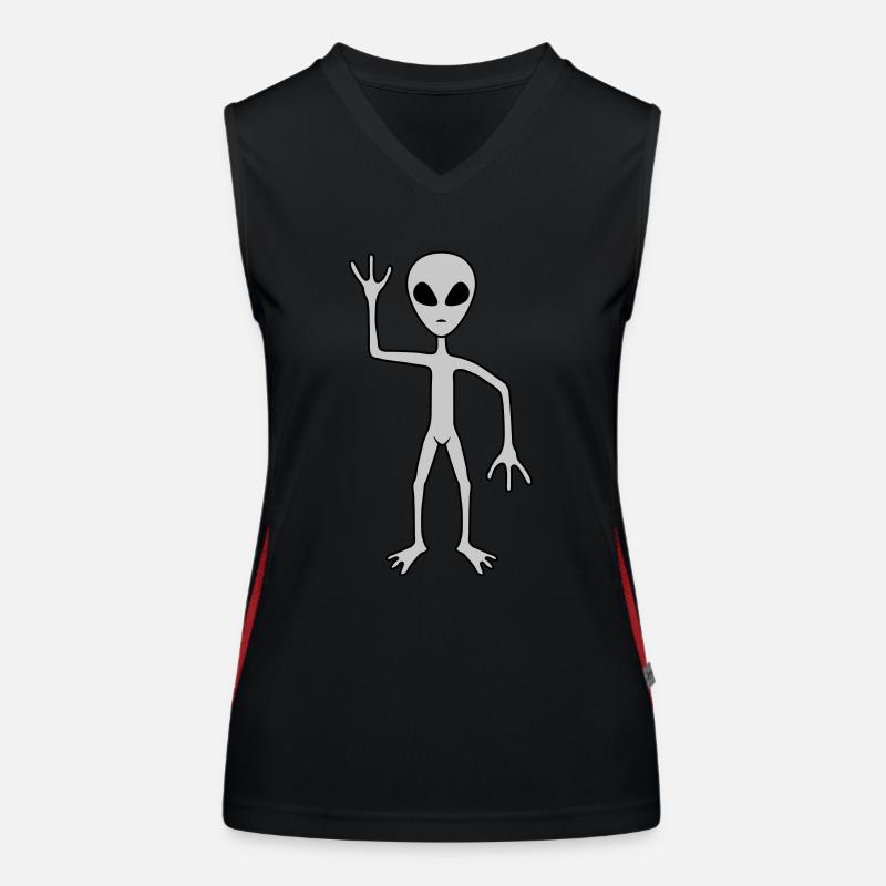 Science Fiction Alien attire Débardeur respirant contrasté Femme