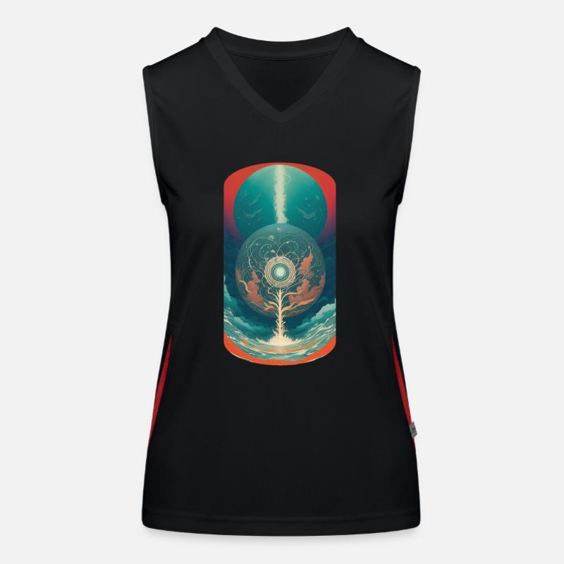 Sphère Débardeur respirant contrasté Femme