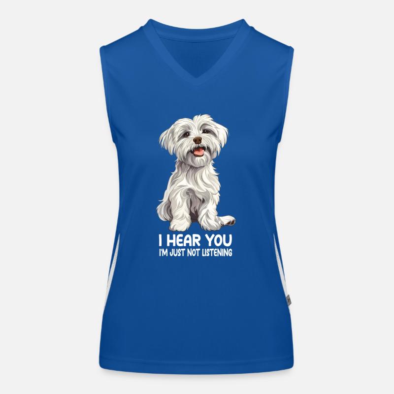Maltese Funktionelles Kontrast-Tank Top für Frauen