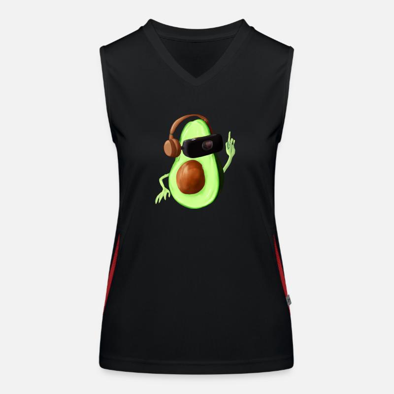 Avocado _ 02 Funktionelles Kontrast-Tank Top für Frauen