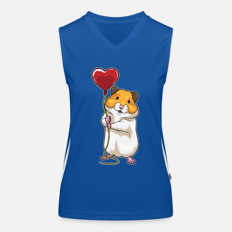 Ballon Cœur de Hamster Débardeur respirant contrasté Femme