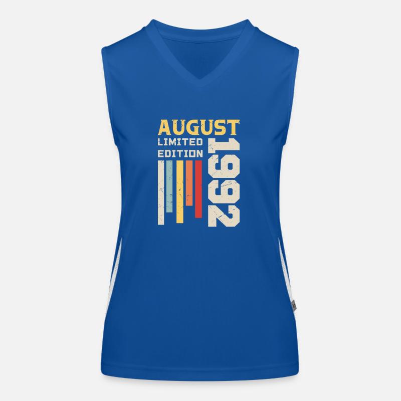 August 1992 - Geburtstagsgeschenk August 1992 August Funktionelles Kontrast-Tank Top für Frauen