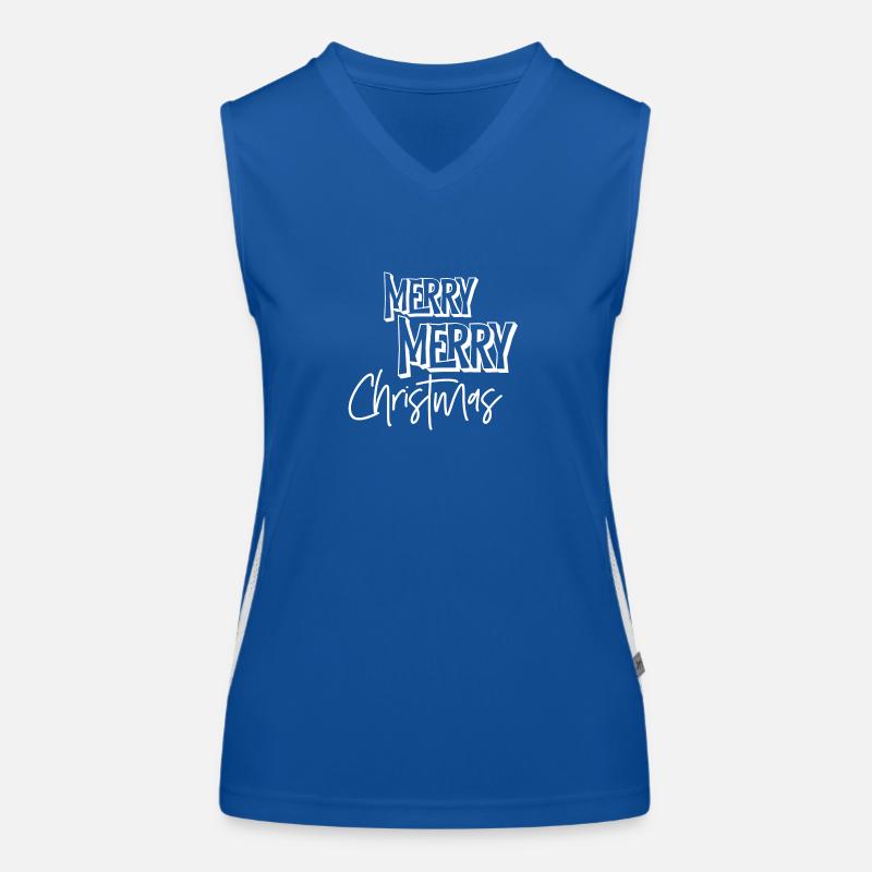 Joyeux Noël Débardeur respirant contrasté Femme