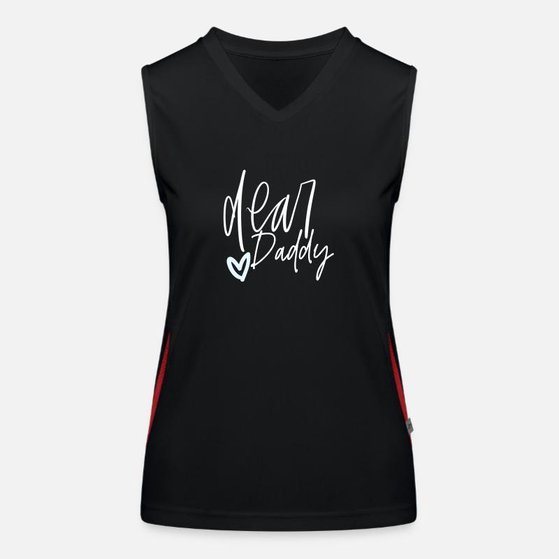 Dear daddy Funktionelles Kontrast-Tank Top für Frauen