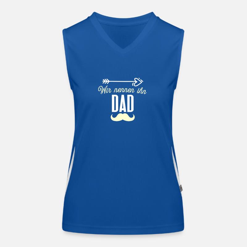 Dad Funktionelles Kontrast-Tank Top für Frauen