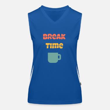 Break time / Pause Débardeur respirant contrasté Femme