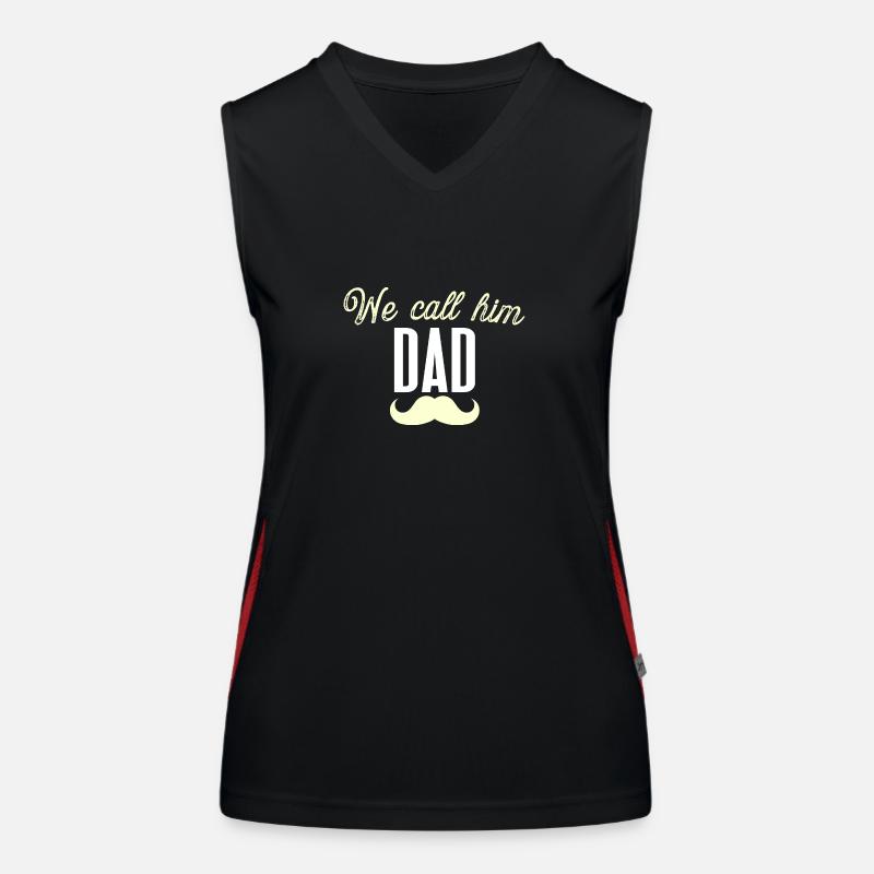 Dad Funktionelles Kontrast-Tank Top für Frauen