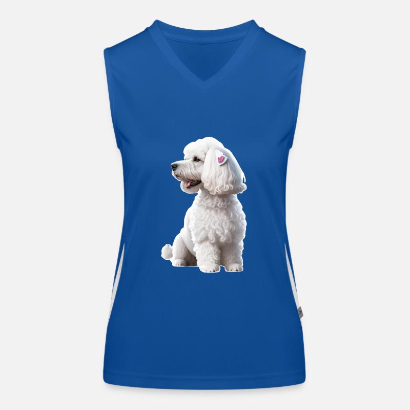 Pudel Funktionelles Kontrast-Tank Top für Frauen
