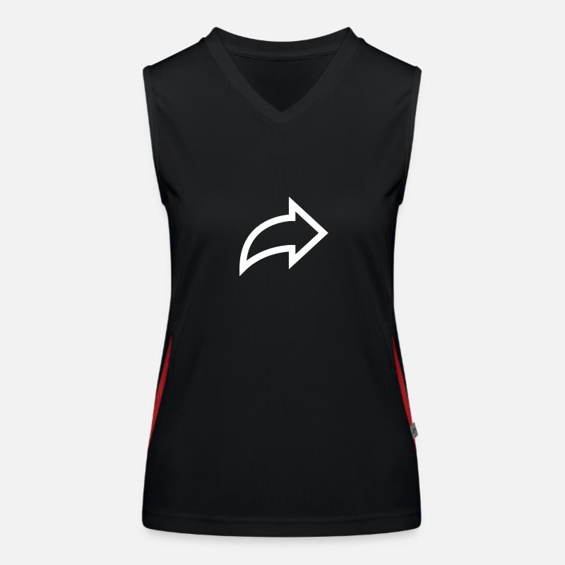 Flèche Débardeur respirant contrasté Femme