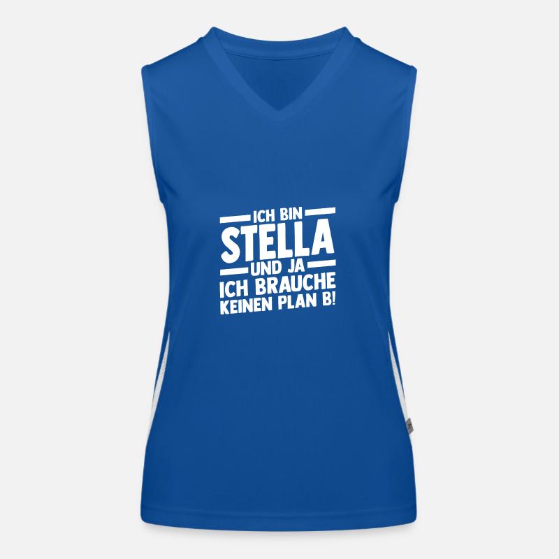 First name Stella Women's Functional Contrast Tank Top