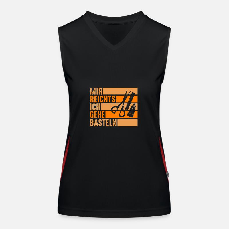 Bastler Basteln Funktionelles Kontrast-Tank Top für Frauen