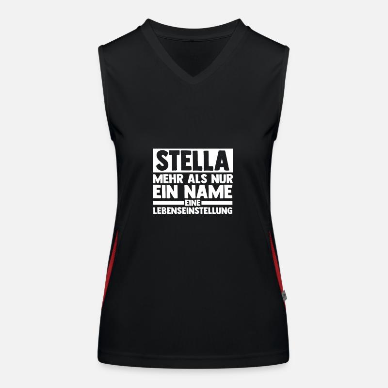 Prénom Stella Débardeur respirant contrasté Femme