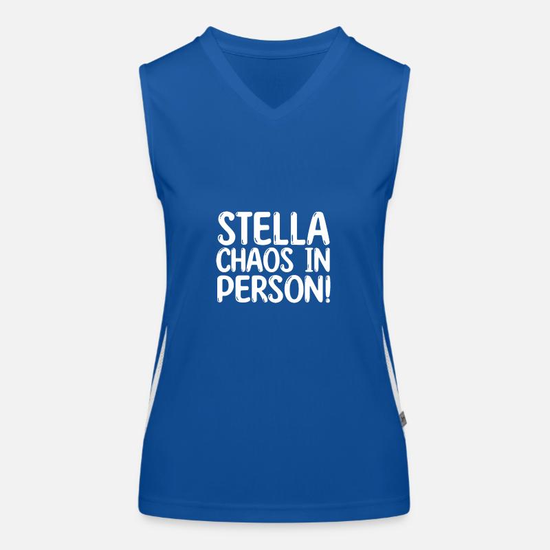First name Stella Women's Functional Contrast Tank Top