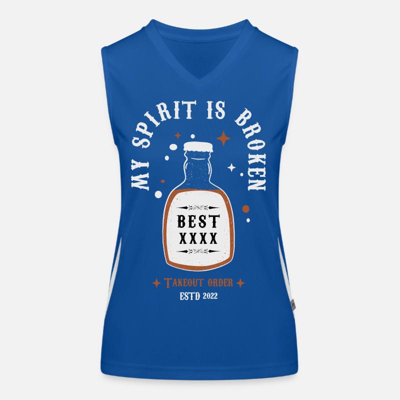 Spiritual Drinker Women's Functional Contrast Tank Top