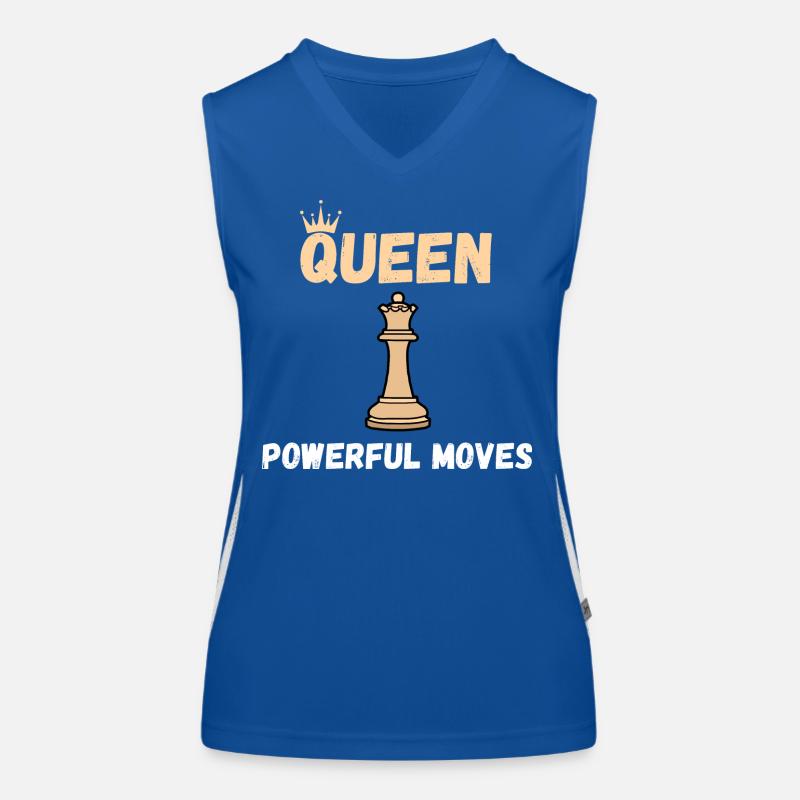 Chess Saying Gift Checkmate Queens Gambit Women's Functional Contrast Tank Top
